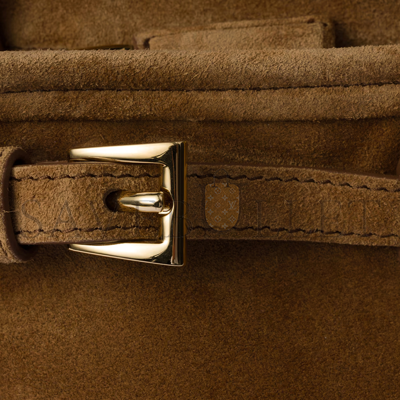 Pra*a bonnie medium suede handbag 1ba426 (32*15.5*12cm)